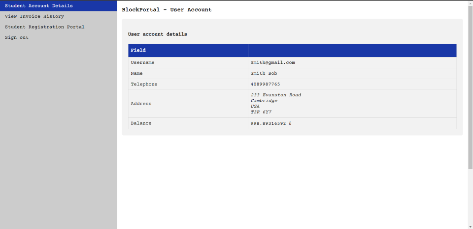 BlockPortal Dashboard